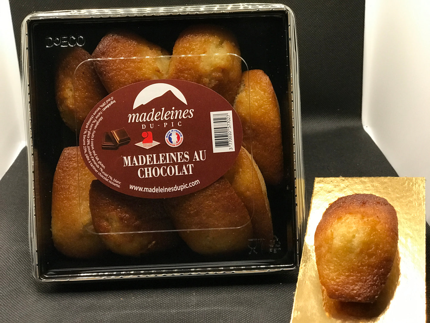 Madeleines au Chocolat - Noisette
