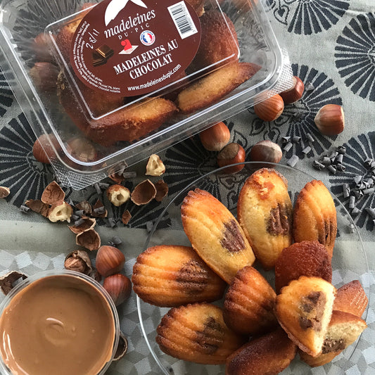 Madeleines au Chocolat - Noisette